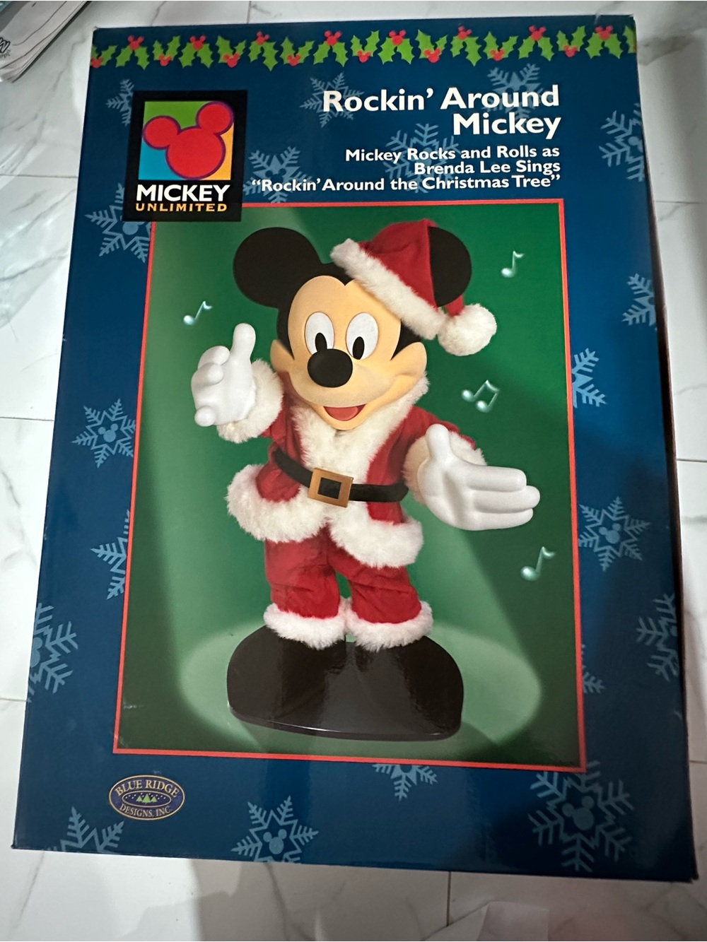 Vintage Mickey Mouse rockin 20” animated dancing figure new